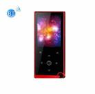 E05 2.4 inch Touch-Button MP4 / MP3 Lossless Music Player, Support E-Book / Alarm Clock / Timer Shutdown, Memory Capacity: 4GB Bluetooth Version(Red) - 1