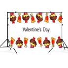 2.1m x 1.5m Valentines Day Photo Party Layout Props Photography Background Cloth(014) - 1