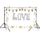 2.1m x 1.5m Valentines Day Photo Party Layout Props Photography Background Cloth(016) - 1