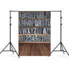 1.5m x 2.1m Alphabet Wood Board Baby Photo Digital Photo Background Cloth - 2