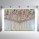 2.1m x 1.5m Flower Wall Simulation Wedding Theme Party Arrangement Photography Background Cloth(W028) - 1
