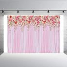 2.1m x 1.5m Flower Wall Simulation Wedding Theme Party Arrangement Photography Background Cloth(W093) - 1