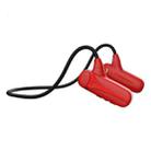 F1 Bone Conduction Sports Waterproof Stereo Wireless Bluetooth Earphone(Red) - 1