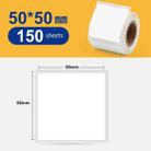 Thermal Label Paper Self-Adhesive Paper Fixed Asset Food Clothing Tag Price Tag for NIIMBOT B11 / B3S, Size: 50x50mm 150 Sheets - 1