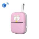 Portable Mini Thermal Printer Bluetooth Mobile Phone Photo Pocket Printer(English Version (Pink)) - 1