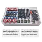 JK-19070823 Battery Storage Box With Battery Capacity Tester(white) - 4