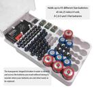 JK-19070823 Battery Storage Box With Battery Capacity Tester(white) - 6