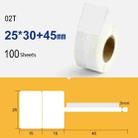 2 PCS Jewelry Tag Price Label Thermal Adhesive Label Paper for NIIMBOT B11 / B3S, Size: 02T 100 Sheets - 1