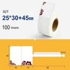 2 PCS Jewelry Tag Price Label Thermal Adhesive Label Paper for NIIMBOT B11 / B3S, Size: 02T Auspicious Cloud Red 100 Sheets - 1