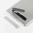 Universal Tablet Desktop Lazy Bracket Aluminum Alloy Multifunctional Paste Portable Folding Bracket(Silver) - 11