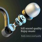 108 Bluetooth 5.0 Business Hanging Ear Type Rotating Universal Wireless Stereo Earphone(Blue) - 4