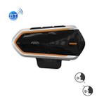BT-S2 Helmet Bluetooth Headset FM Radio/CSR Full Duplex Walkie Talkie(Black Orange) - 1