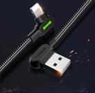 MCDODO 2A USB to 8 Pin Fast Charging Data Cable, Length:1.8m(Black) - 1