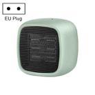 Home Desktop Mini Portable PTC Dumping Power-off Heater, Specification:EU Plug(Green) - 1