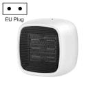 Home Desktop Mini Portable PTC Dumping Power-off Heater, Specification:EU Plug(White) - 1