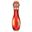 Q007 Bowling Mobile Phone K Song Changing Microphone USB Condenser Wireless Bluetooth Microphone(Red) - 1