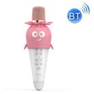 Lebo K5 Mobile Phone Tablet Wireless Bluetooth Microphone Carrot Children Singing Microphone(White Pink) - 1