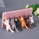 60 PCS Sucker Design Cute Cat Smartphone Holder(Orange) - 2