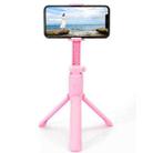 H5 Mobile Phone Single-Axis Stabilizer Anti-Shake Gimbal Bluetooth Selfie Stick Live Holder(Pink) - 1