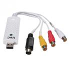 Portable USB 2.0 Audio Video Capture Card Adapter VHS to DVD Video Capture for Win7 / Win8/ XP/ Vista, Free Drive - 1