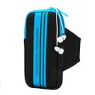 Universal Sports Phone Arm Bag Wrist Bag for 5-5.8 Inch Screen Phone(Blue) - 1