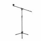 ML02  Live Microphone Lift Stand Floor Microphone Stand Stage Performance Vertical Tripod - 1