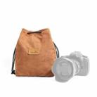 S.C.COTTON Liner Shockproof Digital Protection Portable SLR Lens Bag Micro Single Camera Bag Square Khaki L - 1