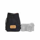 S.C.COTTON Liner Shockproof Digital Protection Portable SLR Lens Bag Micro Single Camera Bag Square Black S - 1