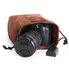 S.C.COTTON Liner Shockproof Digital Protection Portable SLR Lens Bag Micro Single Camera Bag Round Khaki L - 3