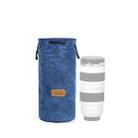 S.C.COTTON Liner Shockproof Digital Protection Portable SLR Lens Bag Micro Single Camera Bag Round Blue L - 1