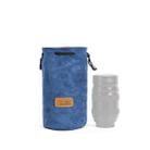 S.C.COTTON Liner Shockproof Digital Protection Portable SLR Lens Bag Micro Single Camera Bag Round Blue M - 1