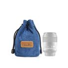 S.C.COTTON Liner Shockproof Digital Protection Portable SLR Lens Bag Micro Single Camera Bag Round Blue S - 1