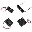10 PCS AA Size Power Battery Storage Case Box Holder For 2 x AA Batteries with Cover & Switch - 3