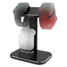 XMJ-003 Multifunctional Metal Desktop Stand Wireless Charging Stand for iWatch / iPods(Classic Black) - 1