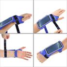 Running Sports Mobile Phone Wrist Bag, Specification:Under 5.5 inches(Blue) - 7