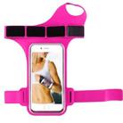 Running Sports Mobile Phone Wrist Bag, Specification:Under 5.5 inches(Rose Red) - 1