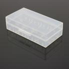 5 PCS Battery Storage Case Plastic Box for 2 x 18650  / 4 x 16340  Batteries(Transparent) - 2