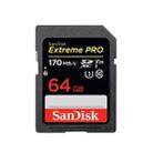 SanDisk Video Camera High Speed Memory Card SD Card, Colour: Black Card, Capacity: 64GB - 1