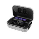 TWS Wireless Bluetooth 5.0 Touch Digital Display Waterproof Sports Earphone with Fabric Charging Box - 2