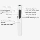 Deli 2.4G Flip Pen Business Presentation Remote Control Pen, Model: 2801G White (Green Light) - 4