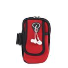 Running Mobile Phone Arm Bag Sports Mobile Phone Arm Sleeve(Red) - 1