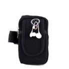 Running Mobile Phone Arm Bag Sports Mobile Phone Arm Sleeve(Black) - 1
