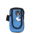 Running Mobile Phone Arm Bag Sports Mobile Phone Arm Sleeve(Light Blue) - 1