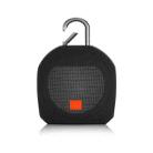 Silicone Bluetooth Speaker Protective Cover Anti-Fall Storage Cover for JBL Clip 3(Black) - 1