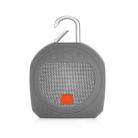 Silicone Bluetooth Speaker Protective Cover Anti-Fall Storage Cover for JBL Clip 3(Medium Gray) - 1