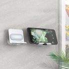 2 PCS Wall-Mounted Mobile Phone Holder Creative Sticking Multifunctional Storage Rack, Colour: Plastic Green B31 - 9