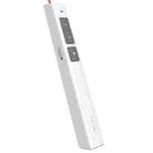Deli 2.4GHz Laser Page Turning Pen Rechargeable Speech Projector Pen, Model: 2802L (White) - 1