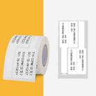 Network Cable Knife Type T-Type Double-Row Cable Thermal Paper Label Printing Paper For NIIMBOT B3(White) - 1