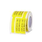 Network Cable Knife Type T-Type Double-Row Cable Thermal Paper Label Printing Paper For NIIMBOT B3(Yellow) - 3