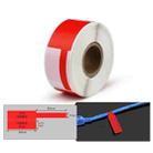 Printing Paper Cable Label For NIIMBOT B50 Labeling Machine(02F-Red) - 2